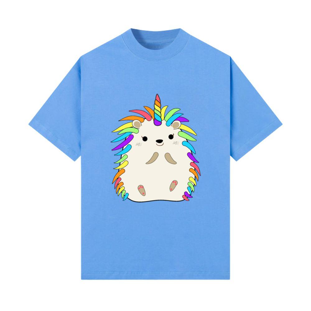 Rainbow Hedgehog Unicorn Funny Pet Animal Lover T-Shirt