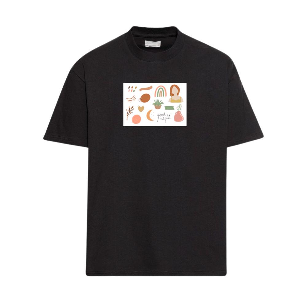 Rainbow, Woman, and Plant Set T-Shirts