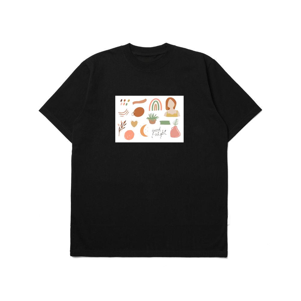 Rainbow, Woman, and Plant Set T-Shirts
