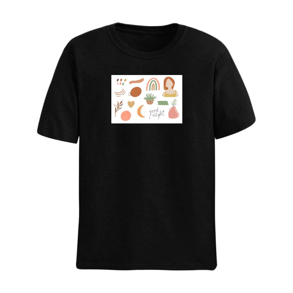 Rainbow, Woman, and Plant Set T-Shirts