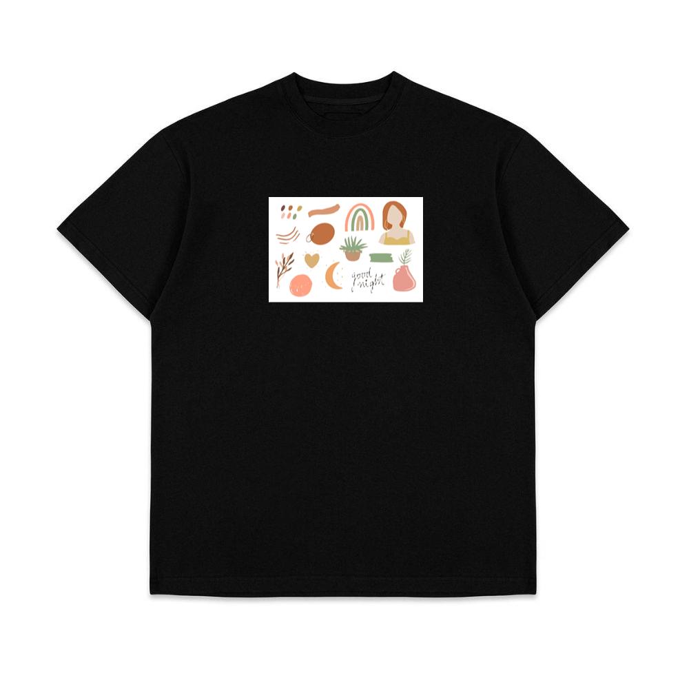 Rainbow, Woman, and Plant Set T-Shirts