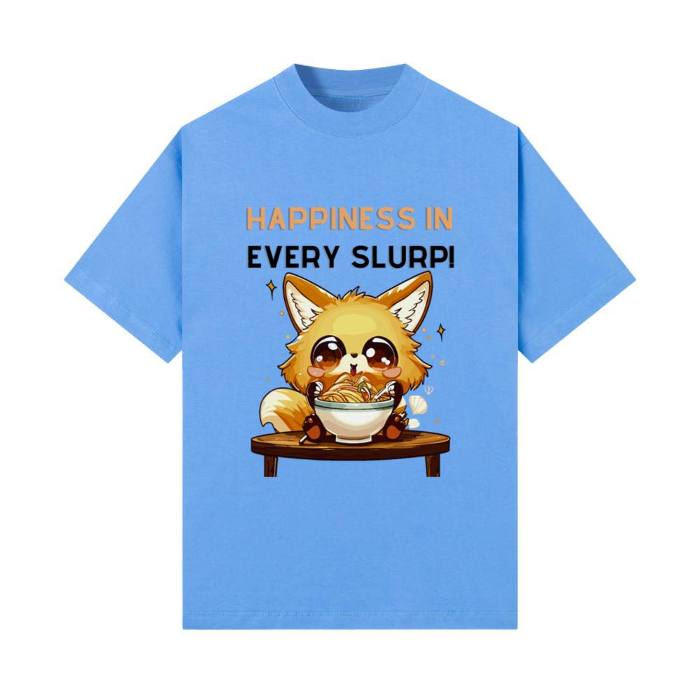 Ramen Fox Cute Kawaii Japanese Anime Noodles Gift T-Shirt