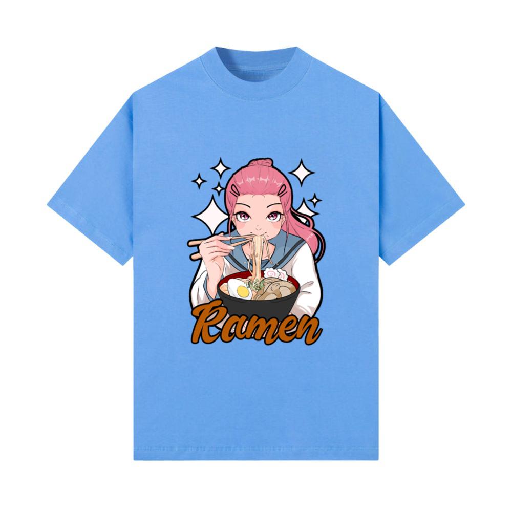 Ramen Noodle Anime Girl Japanese Food Otaku T-Shirt