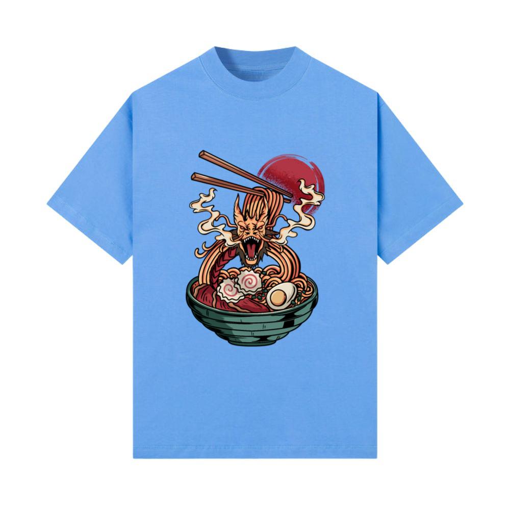 Ramen Noodles Dragon Anime Japanese Kawaii T-Shirt