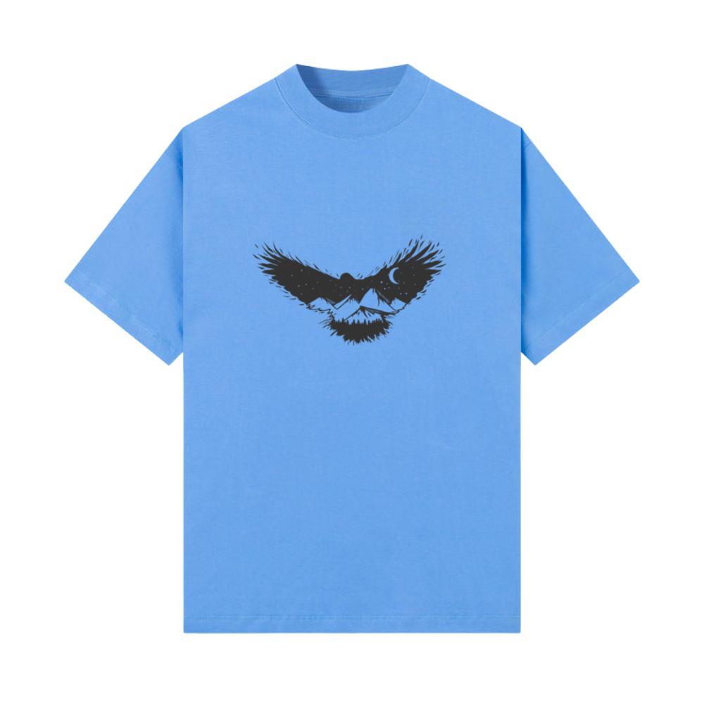 Raven over the Mountains Crow Bird Animal T-Shirt