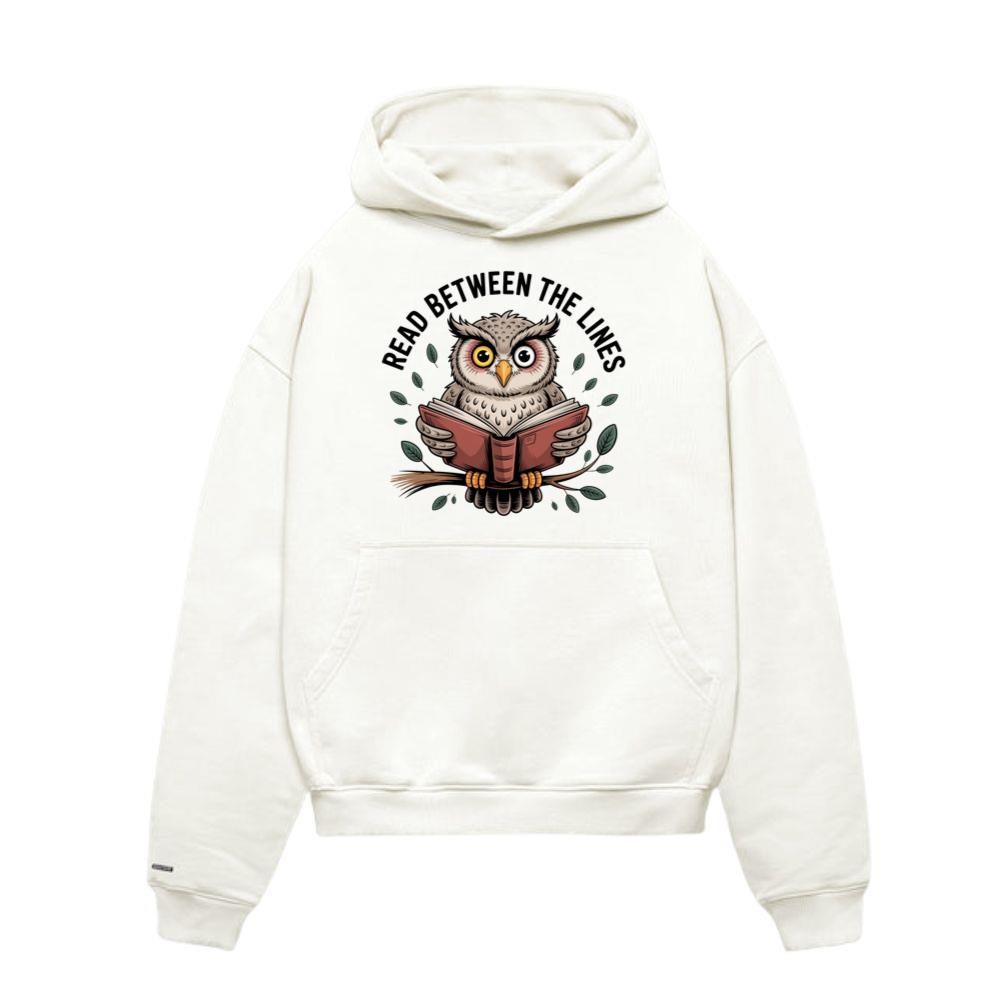 Read Between the Lines Wise Owl Reading Book Hoodies