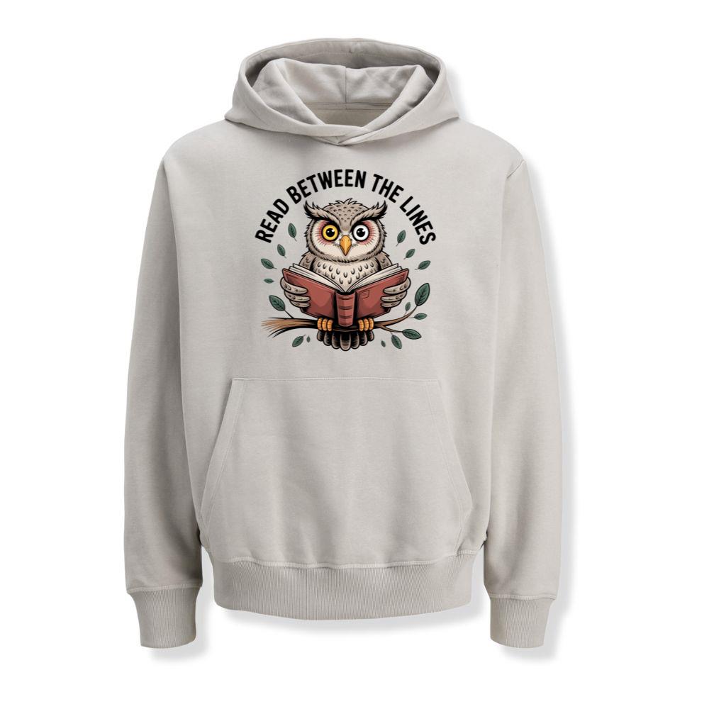 Read Between the Lines Wise Owl Reading Book Hoodies