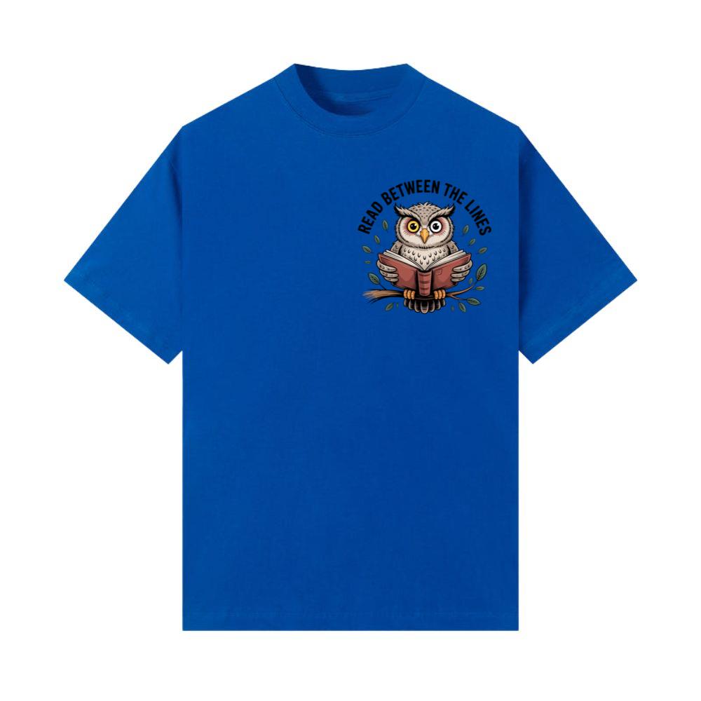 Read Between the Lines Wise Owl Reading Book T-Shirt