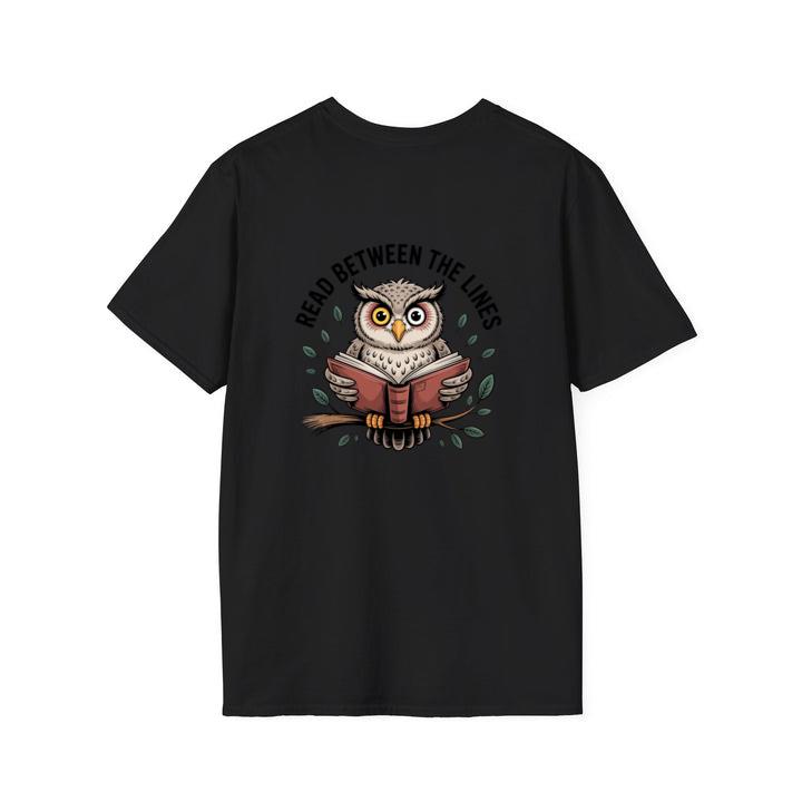 Read Between the Lines Wise Owl Reading Book T-Shirt