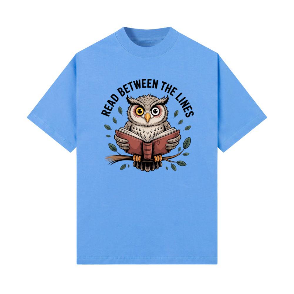 Read Between the Lines Wise Owl Reading Book T-Shirts