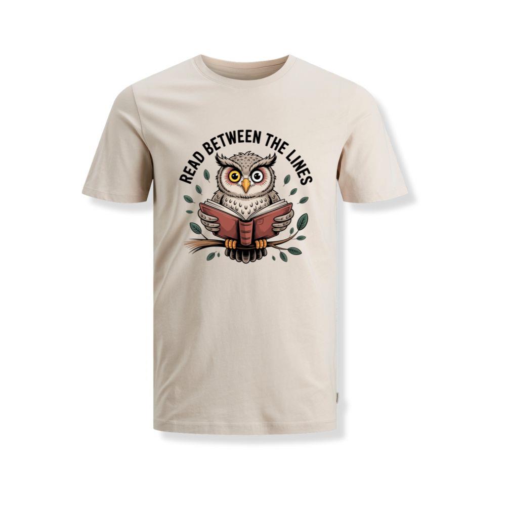 Read Between the Lines Wise Owl Reading Book T-Shirts