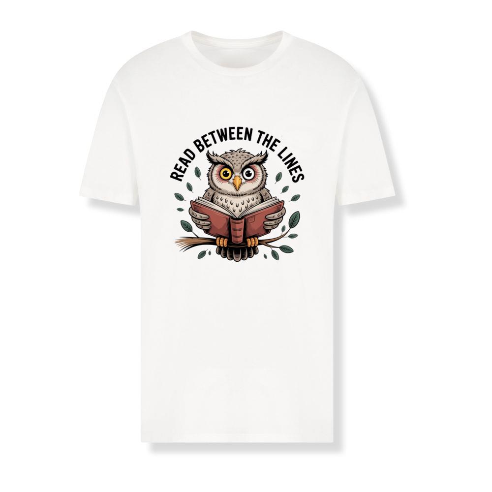 Read Between the Lines Wise Owl Reading Book T-Shirts