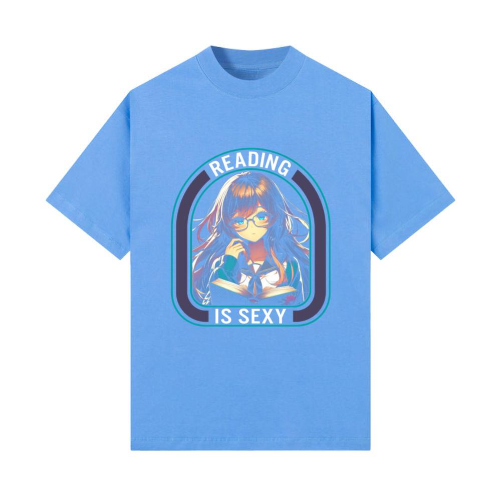 Reading Is Sexy Japanese Glasses Anime T Shirt T-Shirt
