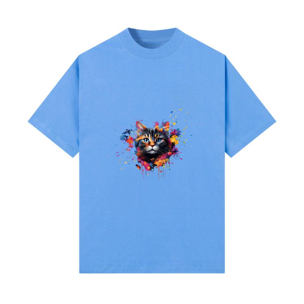 Realistic Animal Portrait Shorthair Cat T-Shirt
