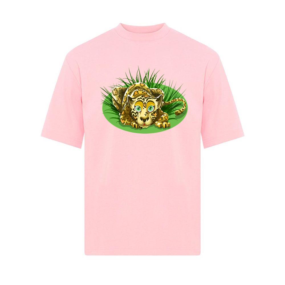 Realistic Leopard Hiding in Grass T-Shirts