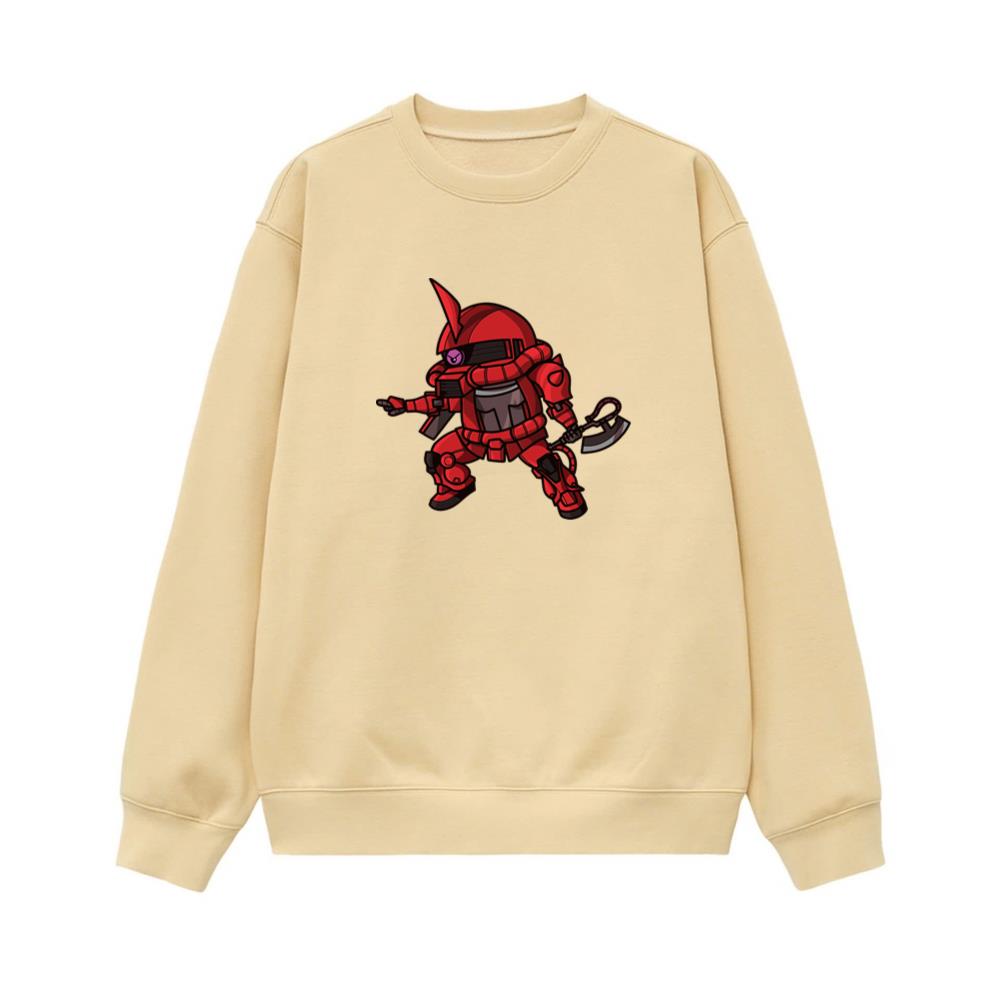 Red Armored Mecha Fighter Sweatshirt