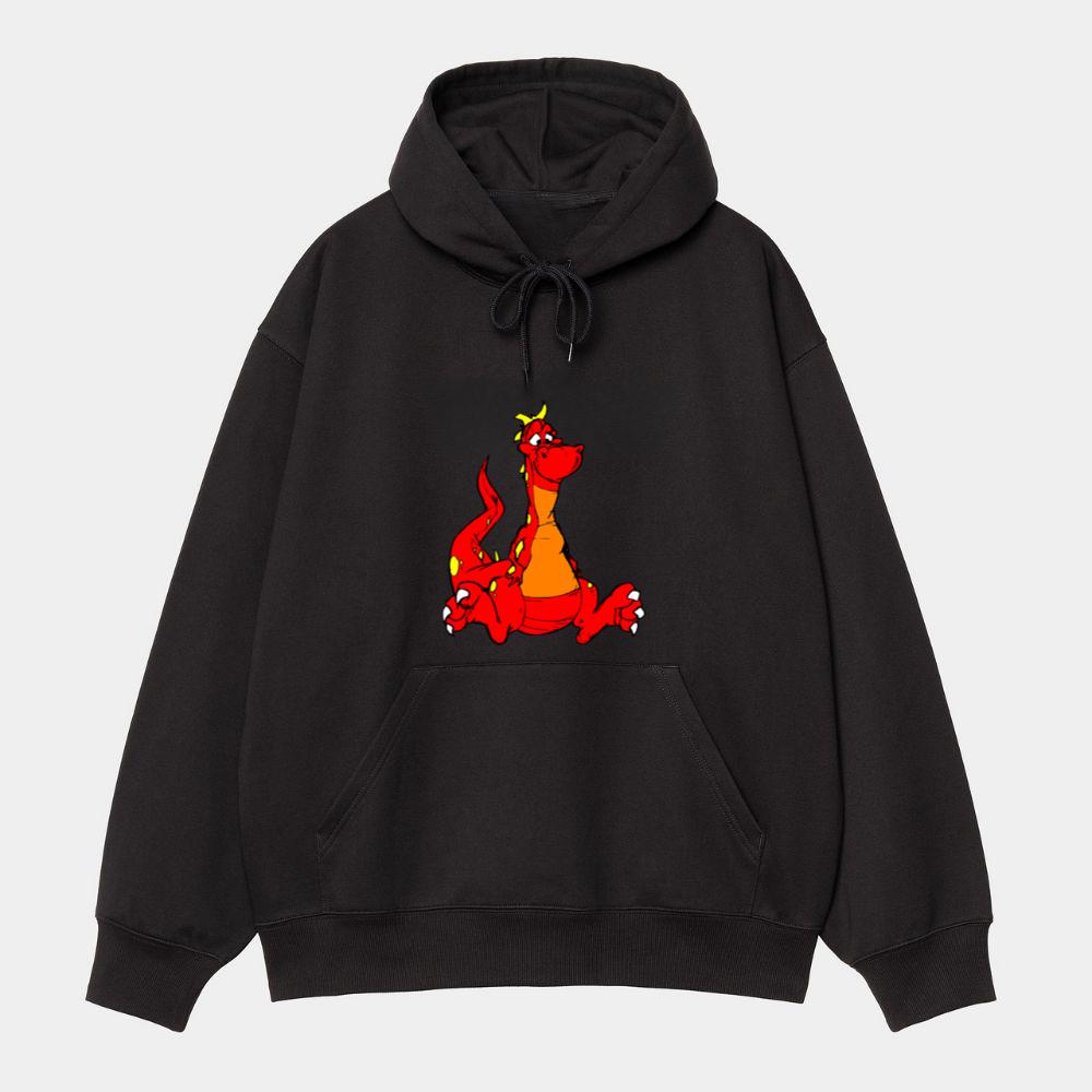 Red Dragon Looks Proud Hoodie