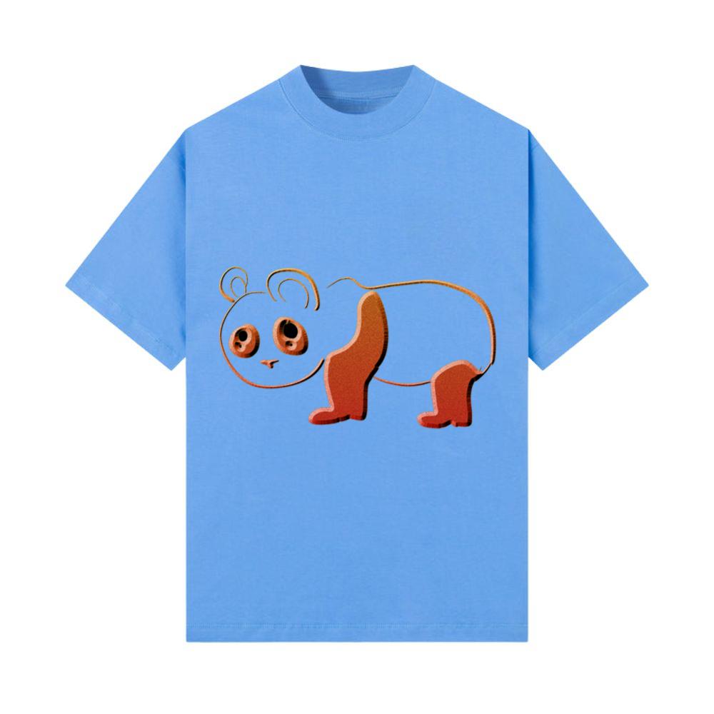red panda bear animal glitter red T-Shirt