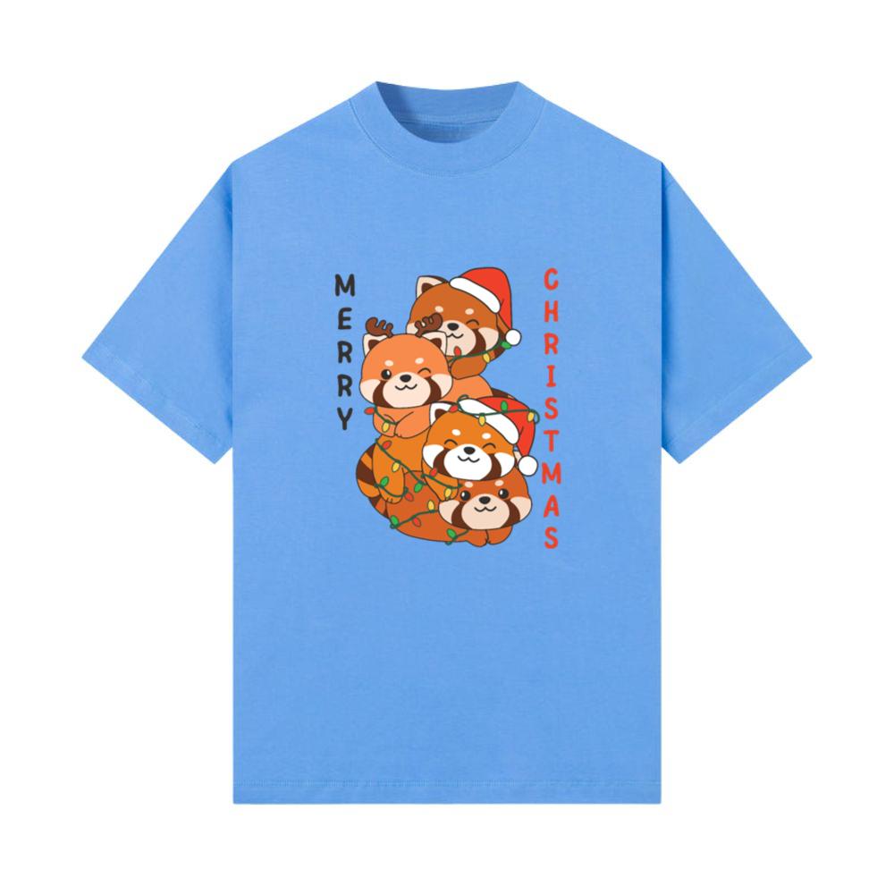 Red Panda Christmas Tree Christmas Animals T-Shirt