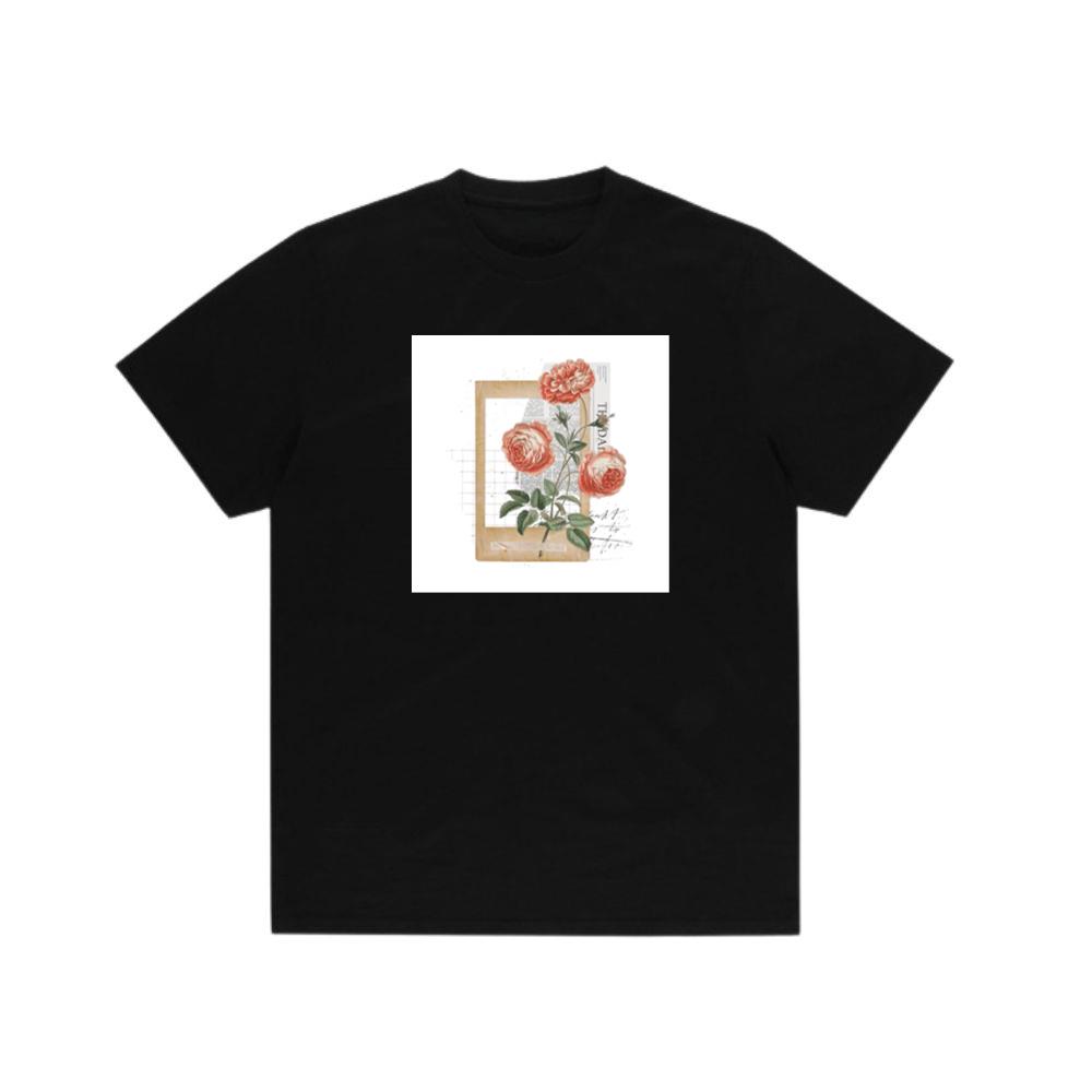 Red Roses and Paper Fragments T-Shirts