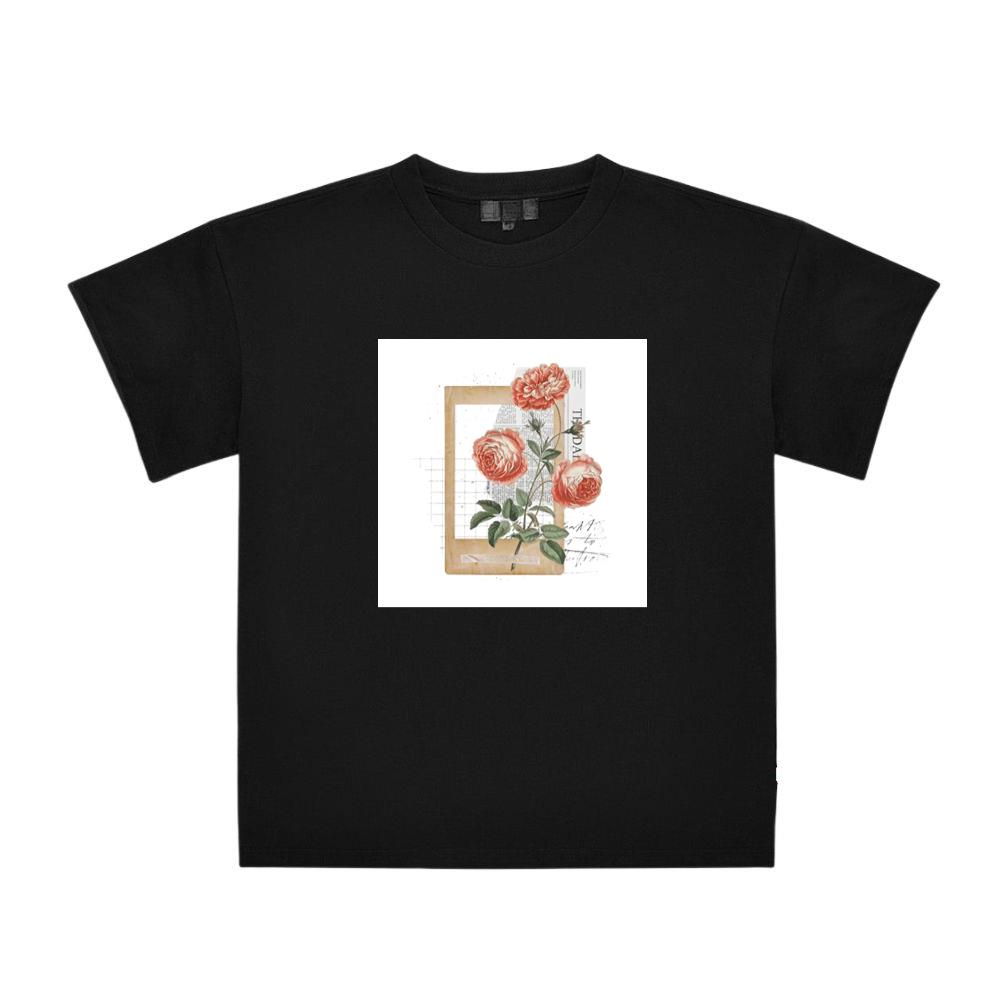 Red Roses and Paper Fragments T-Shirts
