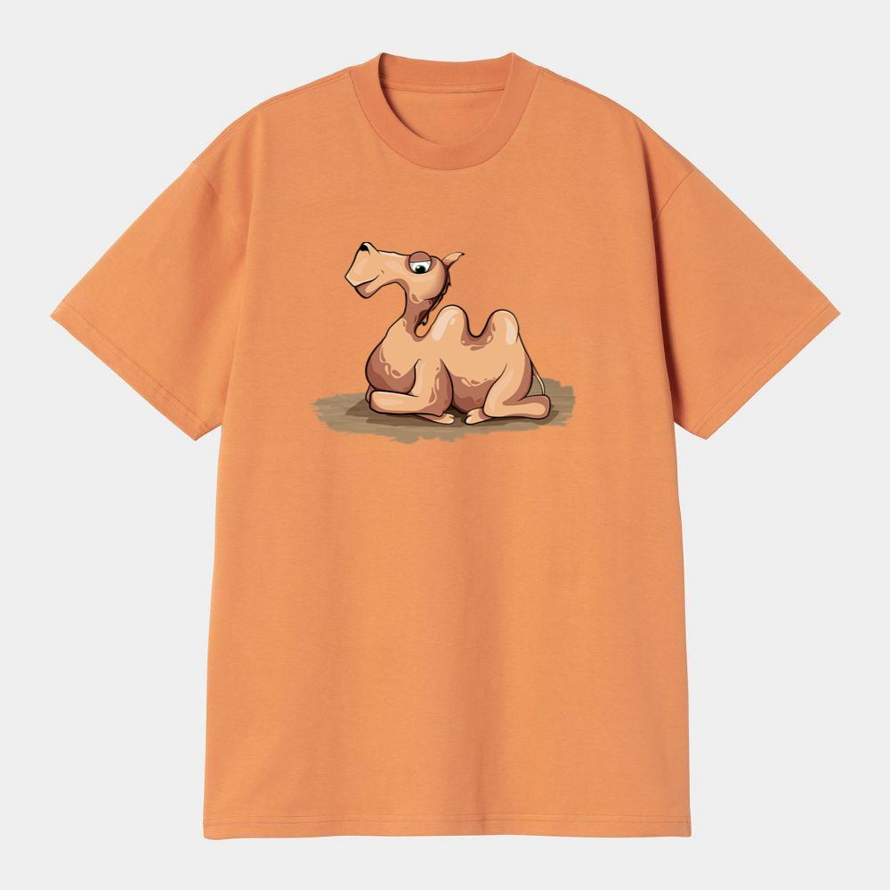 Relaxed Camel With Big Eyes T-Shirts