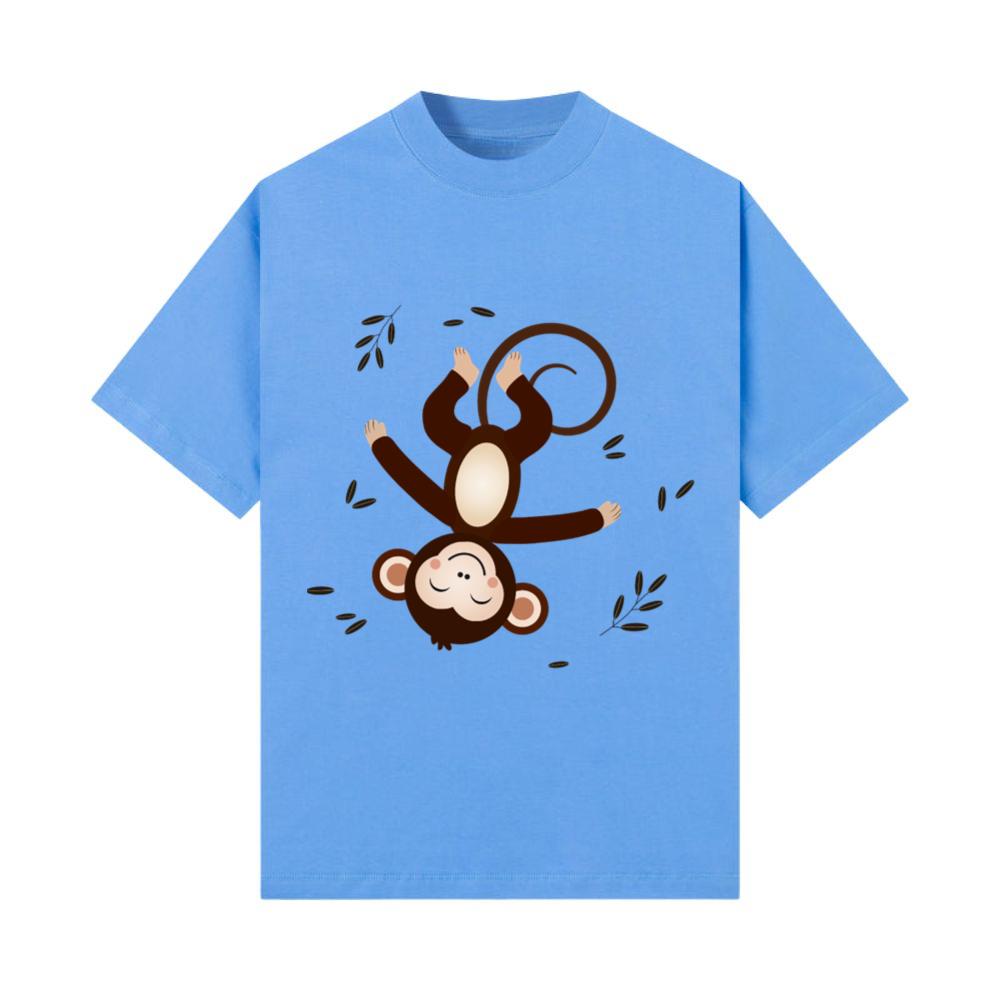 Relaxed monkey - Playful animal motif T-Shirt