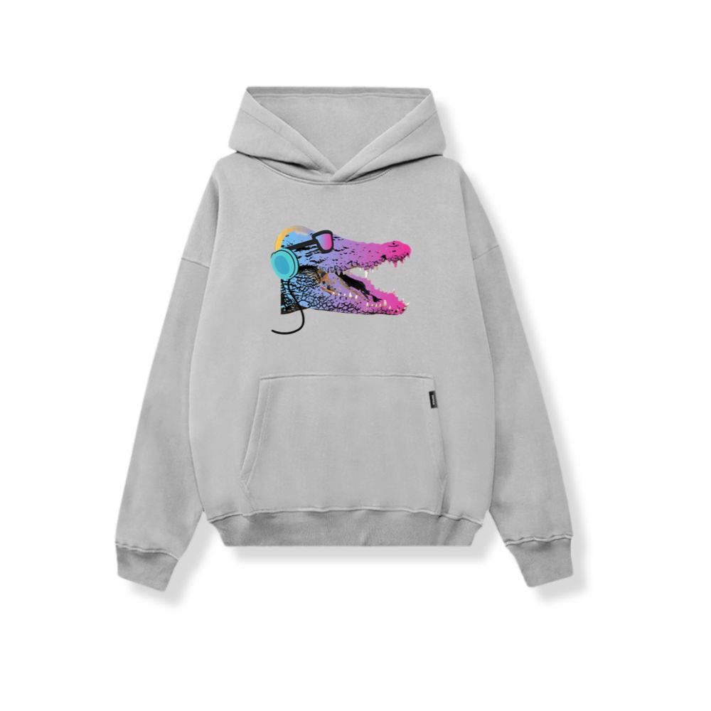 Relaxing Alligator - Gator Crocodile Zoo Animal Lo Hoodies