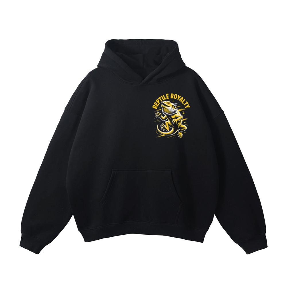 Reptile Royalty Lizard Vintage Graphic Hoodie
