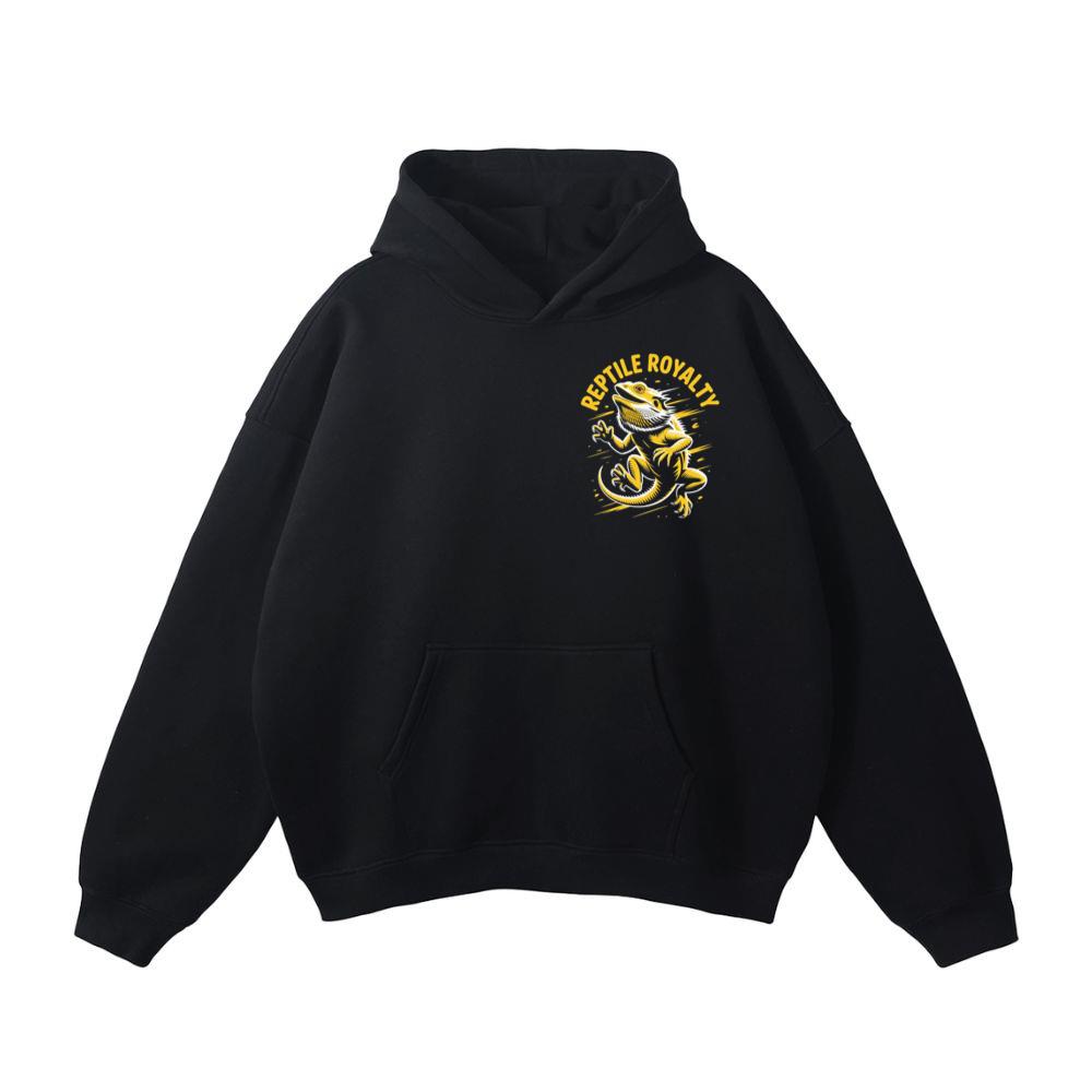 Reptile Royalty Lizard Vintage Graphic Hoodie