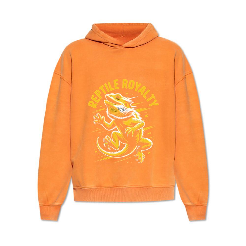 Reptile Royalty Lizard Vintage Graphic Hoodies