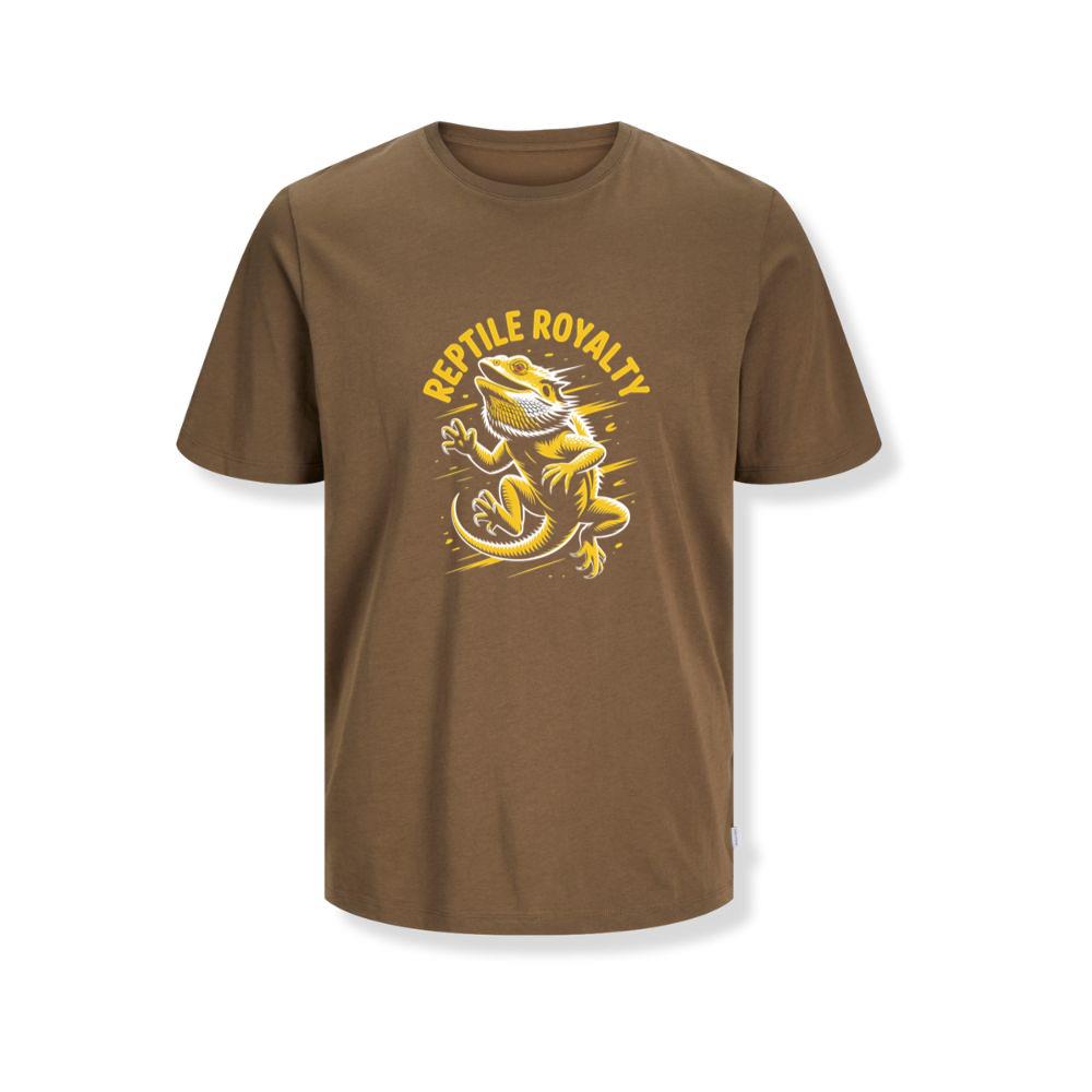Reptile Royalty Lizard Vintage Graphic T-Shirts