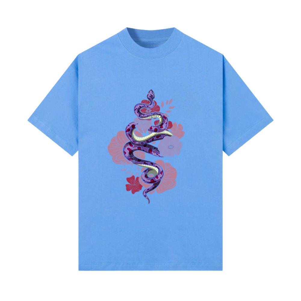 Reptiles animal gift pretty flowers snake T-Shirt
