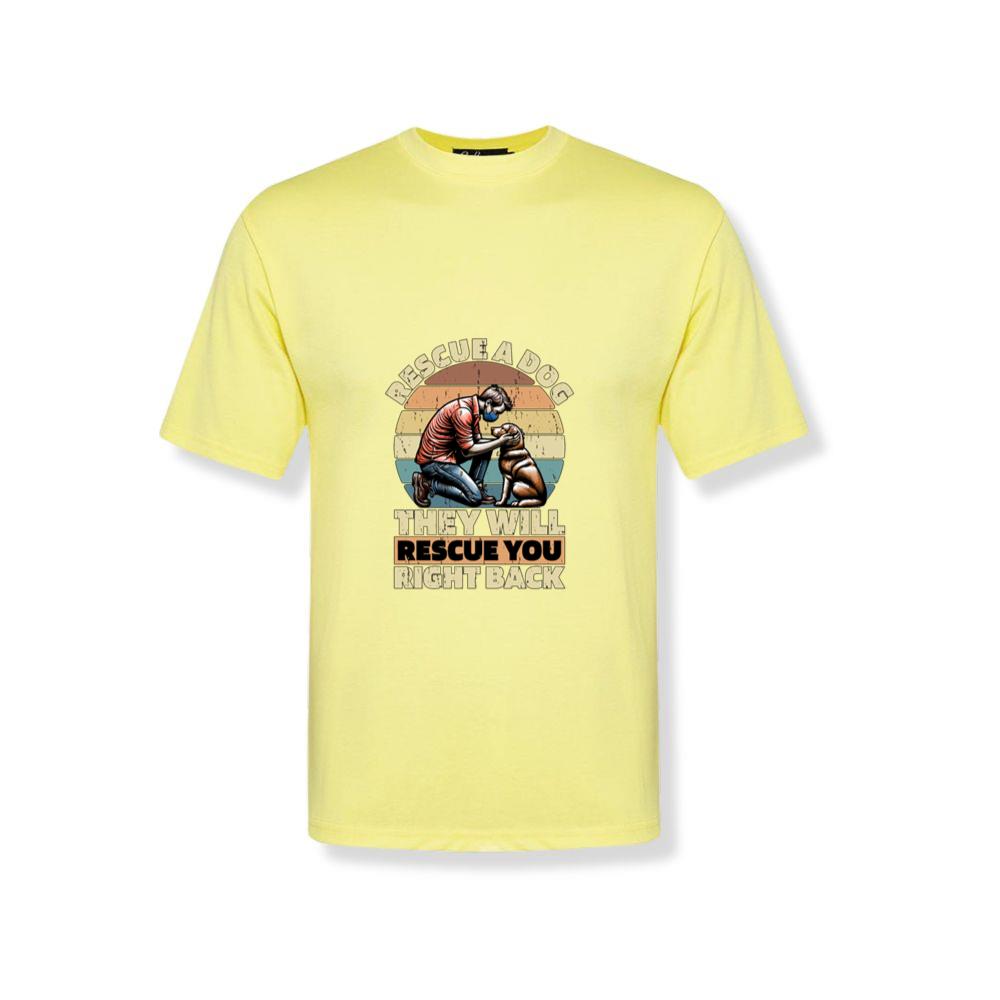Rescue a Dog They Will Rescue You Right Back Animal Rescue Quote T-Shirts