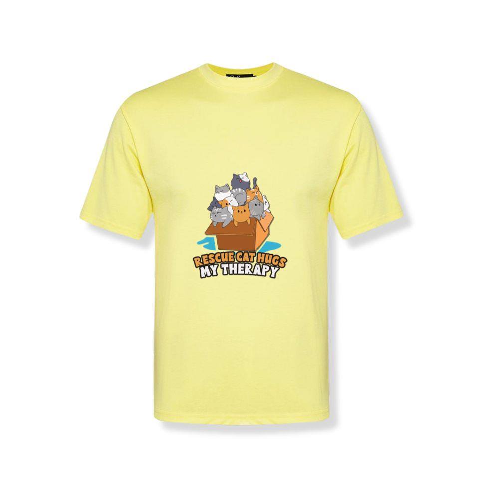 Rescue Cat Hugs My Therapy Animal Rescue Adoption Gift T-Shirts