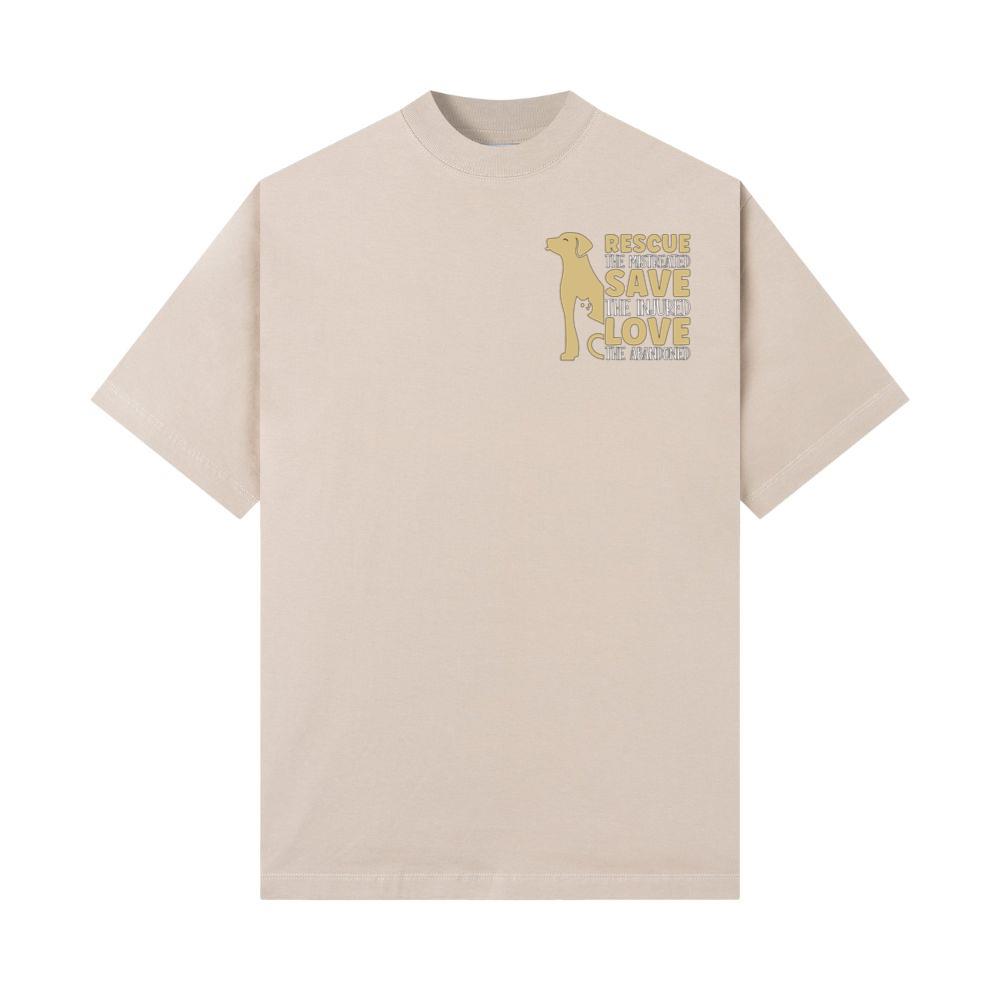 Rescue Save the Mistreated Love the Abandoned Animal Foster Gift T-Shirt
