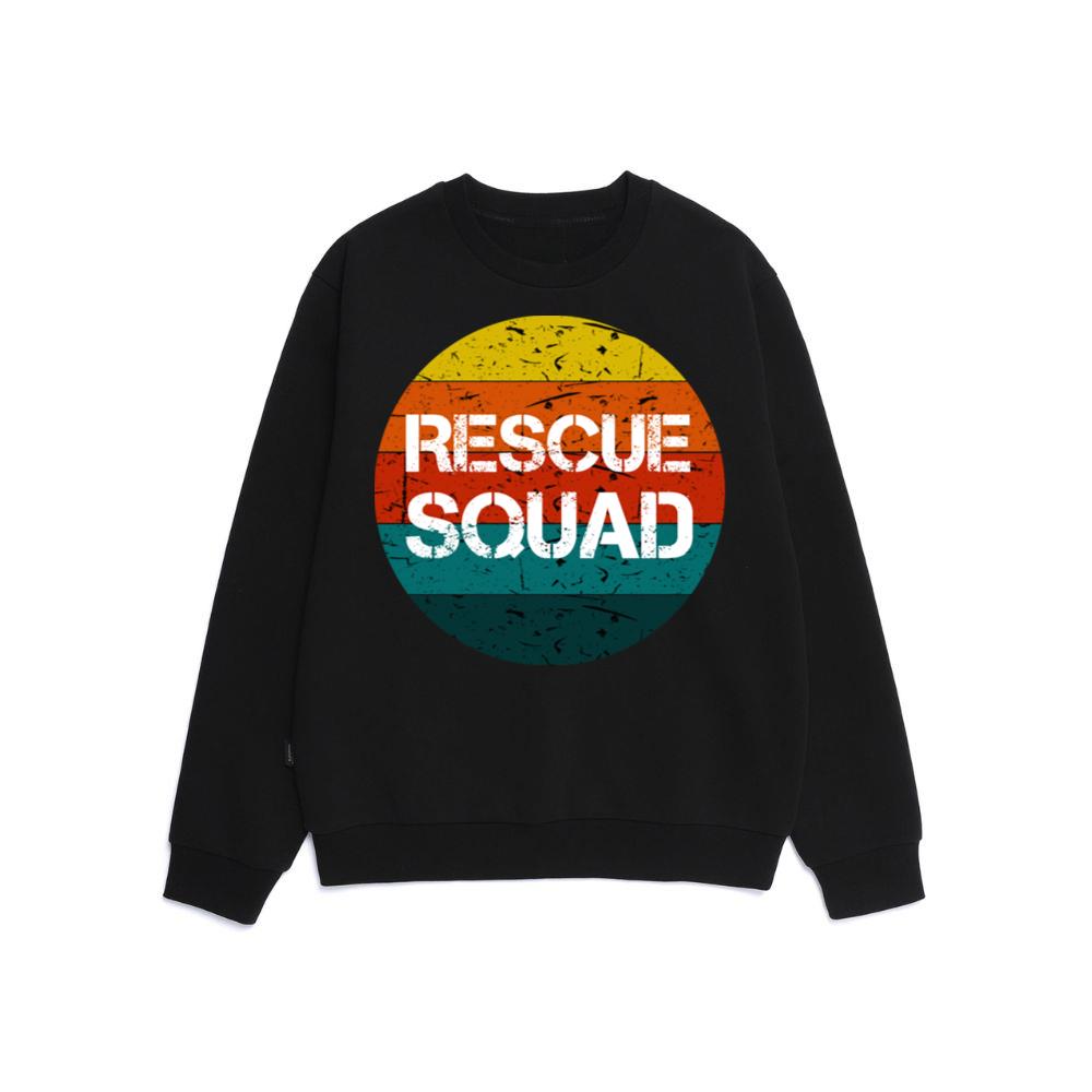 Rescue Squad Vintage Style Animal Adoption Pet Lover Gift Sweatshirt