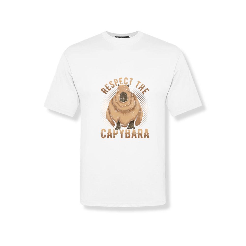 Respect the capybara animal Funny capybara T-Shirts