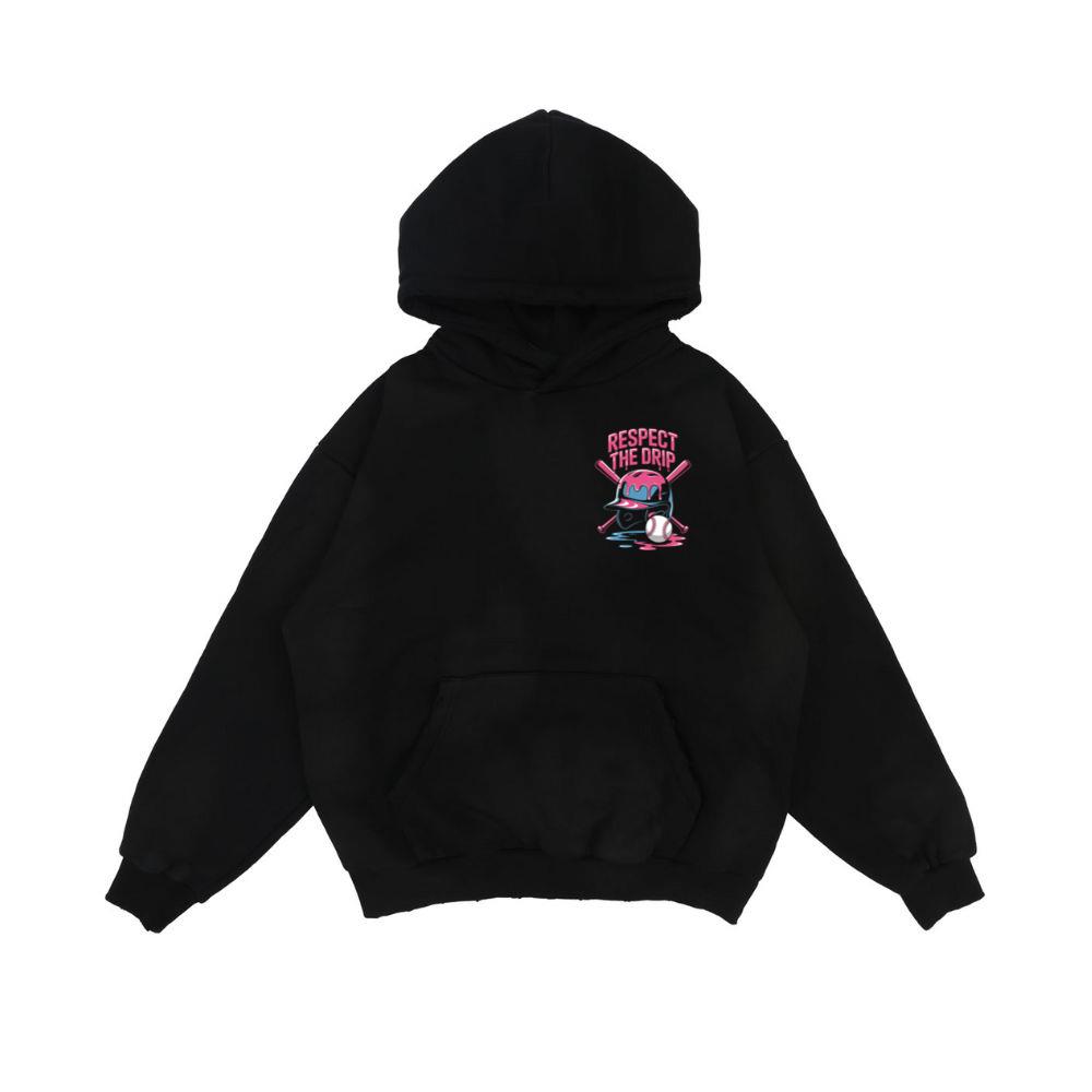 Respect The Drip Cool Cartoon Character Hoodie