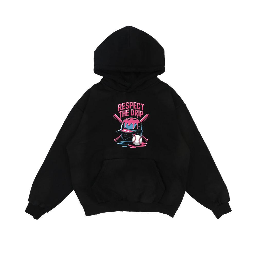 Respect The Drip Cool Cartoon Character Hoodie