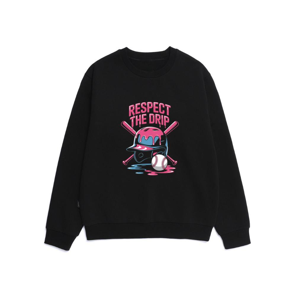 Respect The Drip Cool Cartoon Character Sweatshirt