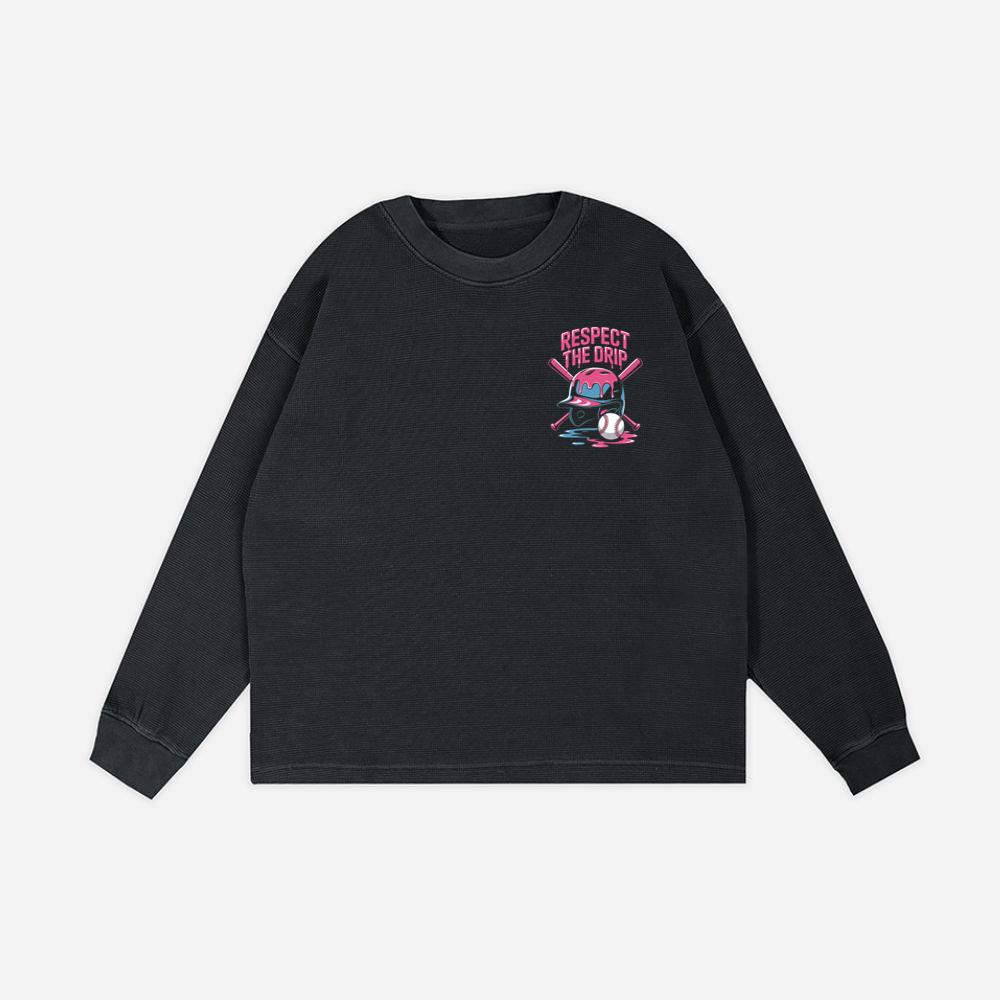 Respect The Drip Cool Cartoon Character Sweatshirt