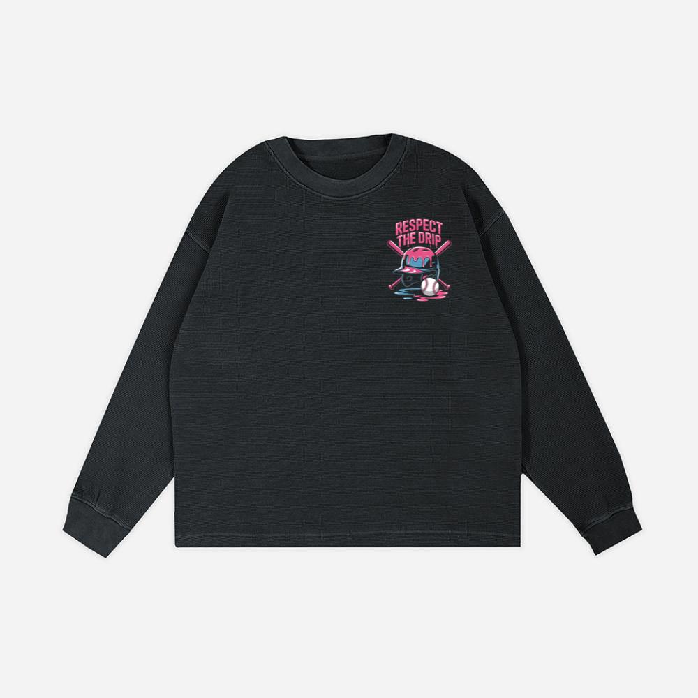 Respect The Drip Cool Cartoon Character Sweatshirt