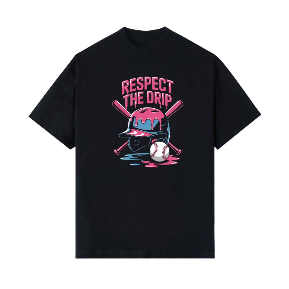 Respect The Drip Cool Cartoon Character T-Shirt