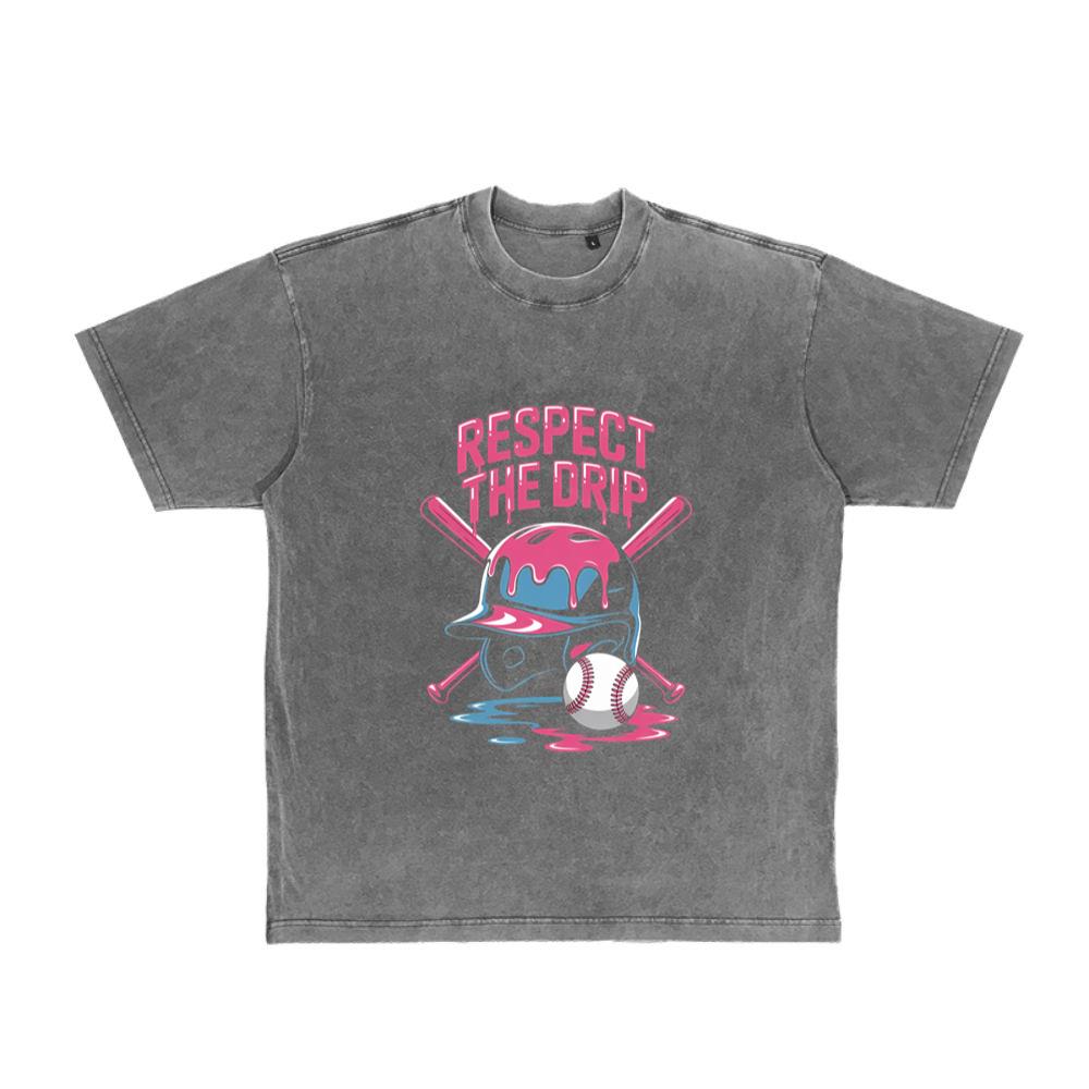 Respect The Drip Cool Cartoon Character T-Shirt
