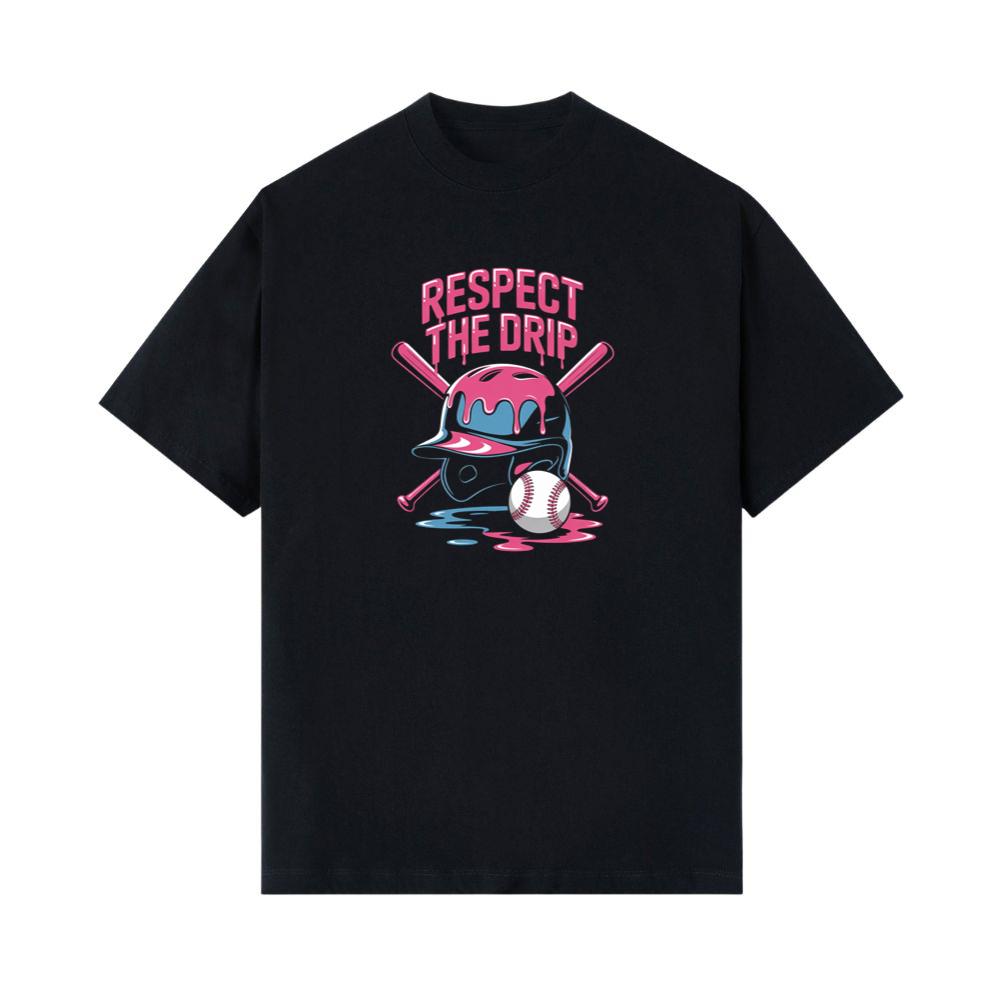 Respect The Drip Cool Cartoon Character T-Shirt