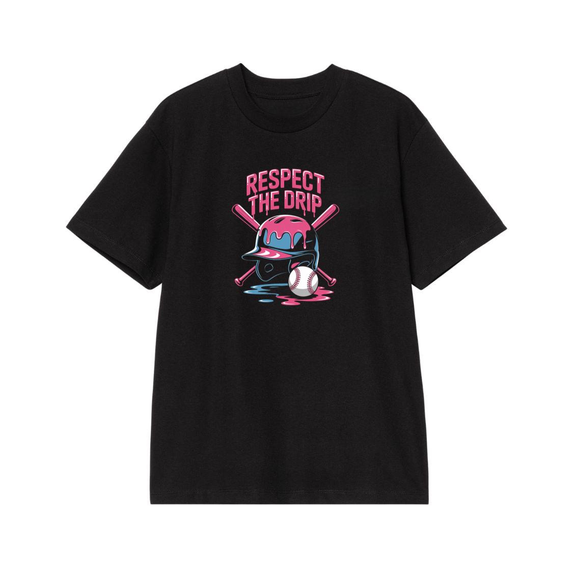 Respect The Drip Cool Cartoon Character T-Shirt