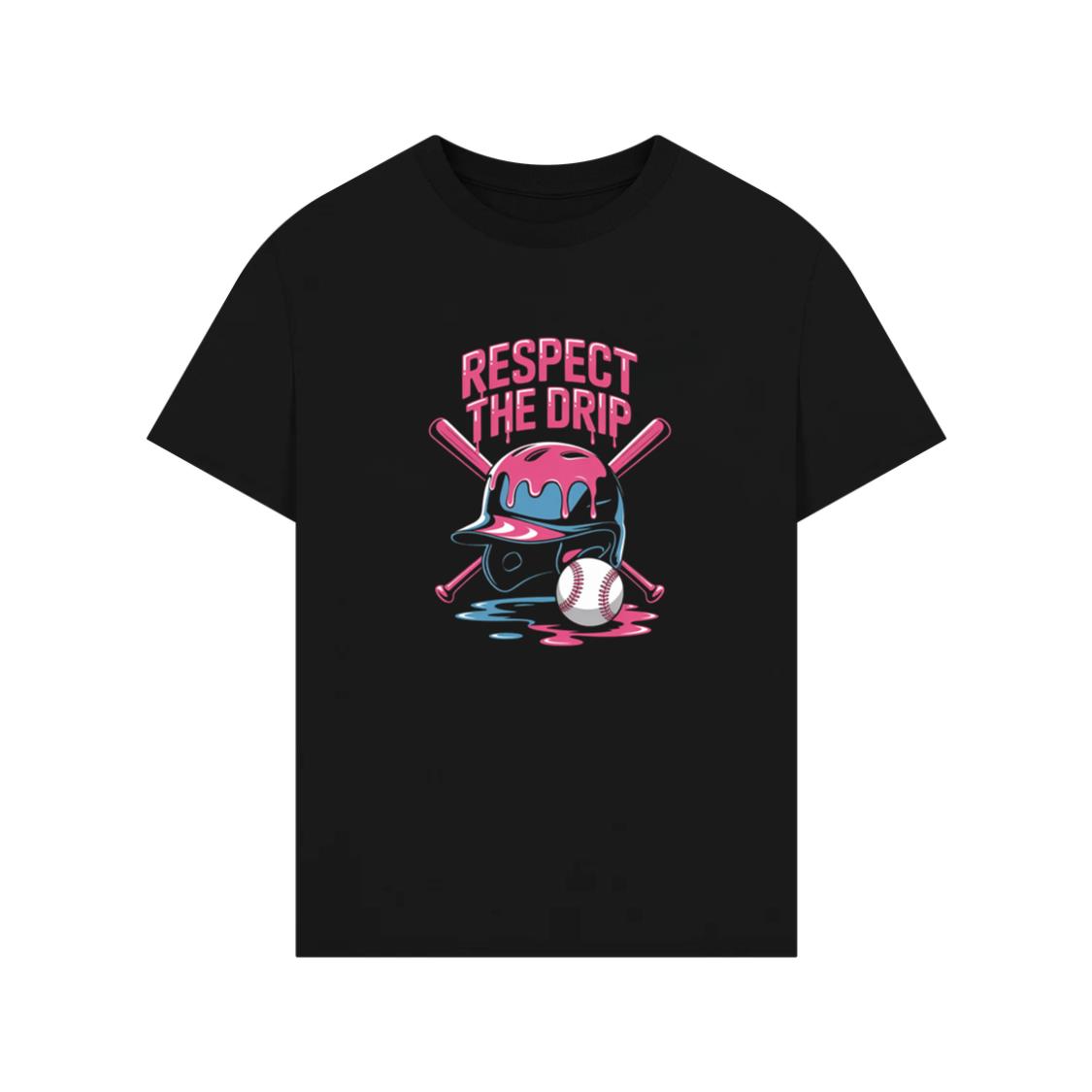 Respect The Drip Cool Cartoon Character TShirt Rewinde