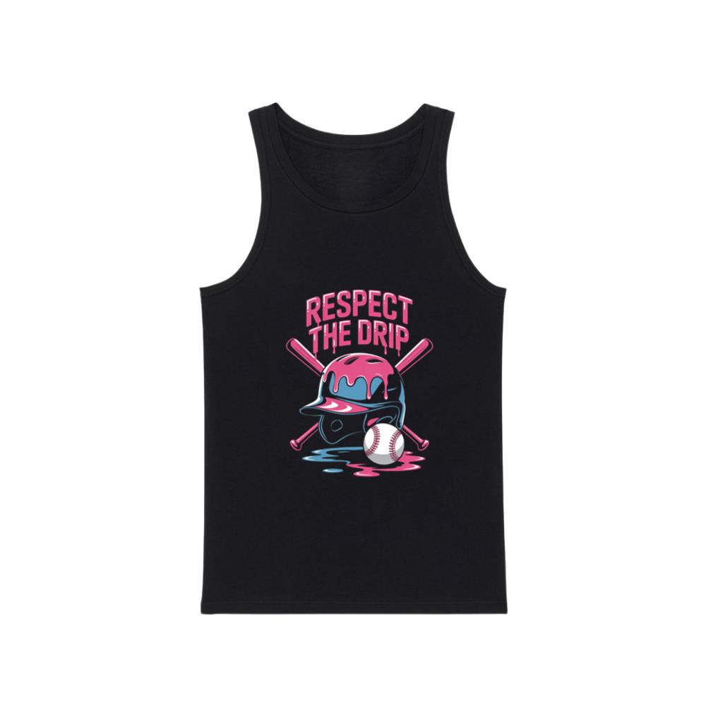 Respect The Drip Cool Cartoon Character Tank Top