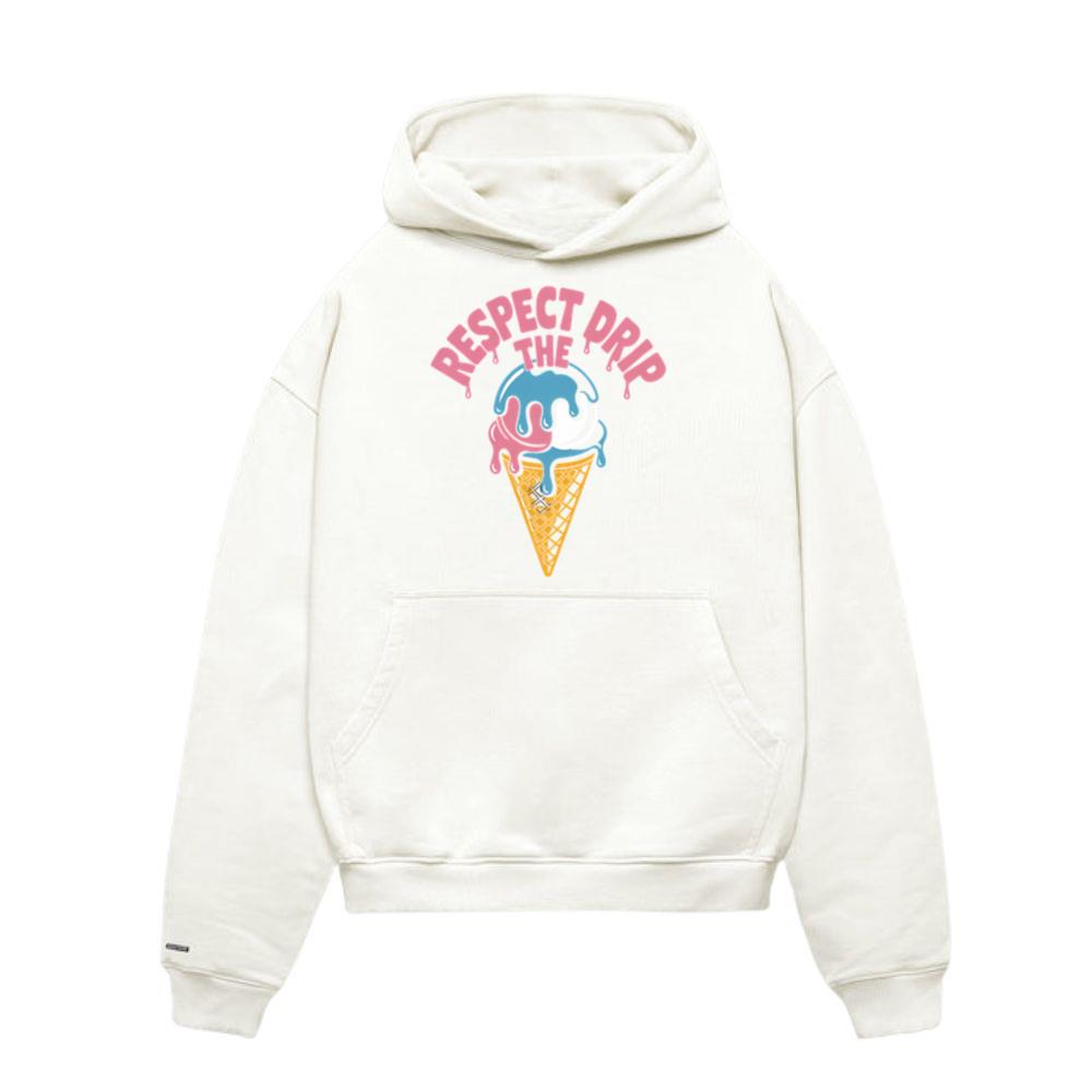 Respect The Drip Funny Ice Cream Cone Streetwear Hoodies